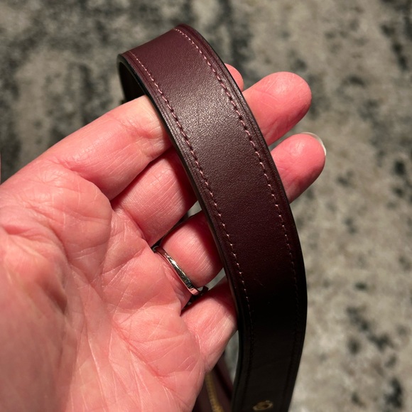 Coach Hamptons Hobo Bag Re-Edition 2005 Black Currant Gold Clasp - Picture 8 of 12